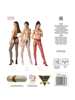 Ouvert Strumpfhose S006 Weiß von Passion Erotic Line