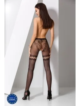 Ouvert Strumpfhose S015 Schwarz von Passion Erotic Line