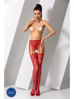 Ouvert Strumpfhose S016 Rot von Passion Erotic Line