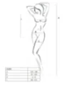 Schwarzer Ouvert Body Bs064 von Passion Erotic Line