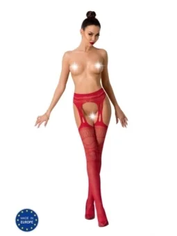 Ouvert Strumpfhose S008 Rot von Passion Erotic Line