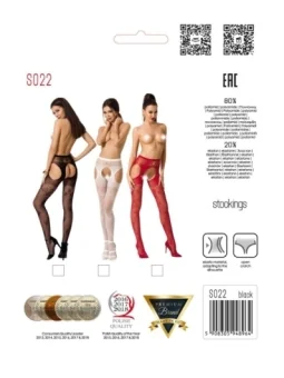 Ouvert Strumpfhose S022 Rot von Passion Erotic Line