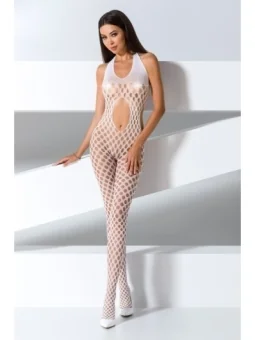 Weißer Ouvert Bodystocking Bs023 von Passion