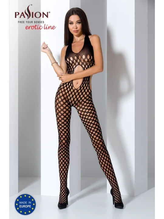 Schwarzer Bodystocking Bs065 von Passion