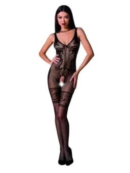 Weißes Netz-Catsuit Ouvert Pr4460, Bodystocking von Provocative