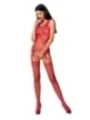 Roter Ouvert Bodystocking Bs070 von Passion