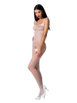 Weißer Ouvert Bodystocking Bs050 von Passion