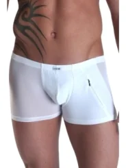 Weißer Herren Boxer Open Heart von Look Me