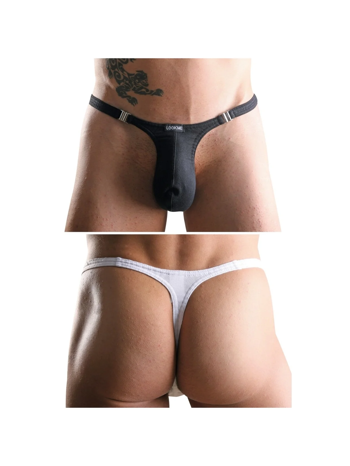 Schwarzer Männer Strip-String 99-05 von Look Me