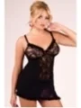 Schwarzes Chemise M/1001 von Andalea Dessous