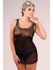 Schwarzes Chemise M/1017 von Andalea Dessous