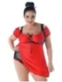 Rotes Chemise Sw/110 Andalea Sexy Work Kollektion
