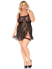 Schwarzes Chemise Sb/1009 Sexy Base Kollektion von Andalea