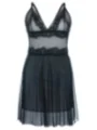 Schwarzes Chemise Sb/1010 Sexy Base Kollektion von Andalea