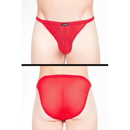 Roter Tanga-Slip Malibu 2 92-61 von Look Me