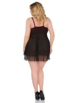 Schwarzes Chemise Sb/1020 von Andalea