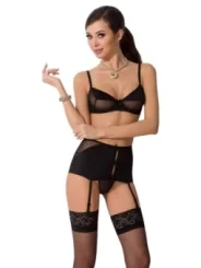 Schwarzes Sandra Set von Passion Erotic Line