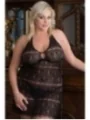 Schwarzes Chemise 1813 von Softline Plus Size