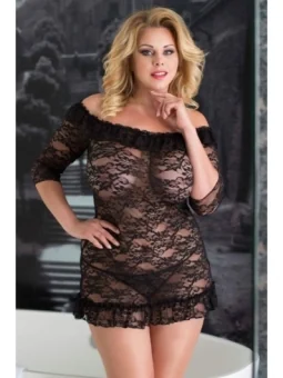 Schwarzes Chemise Lilith von Anais Apparel Luxury Lingerie