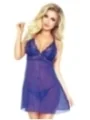 Royal Blaues Candymoon Chemise von Provocative Gold Lingerie