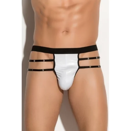 Aron Multistrap Jock G String Weiß von Meseduce