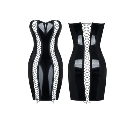 Schwarzes Minikleid Astrid von Demoniq Hard Candy Collection