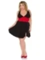 Schwarz/Rotes Chemise Z/5036 von Andalea