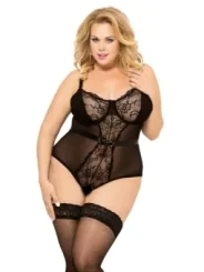 Schwarzer Amelia Body 1857 von Softline Plus Size