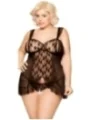 Schwarzes Chemise Bianca 1818 von Softline Plus Size