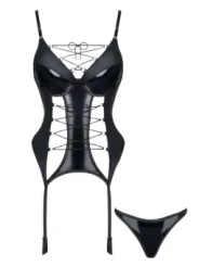 Schwarzes Gorset Ruth von Demoniq Hard Candy Collection