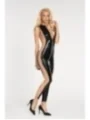 Schwarz/Beiges Wetlook Catsuit Cuzco von 7-Heaven