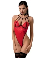 Roter String-Body Akita von Passion Devil Collection