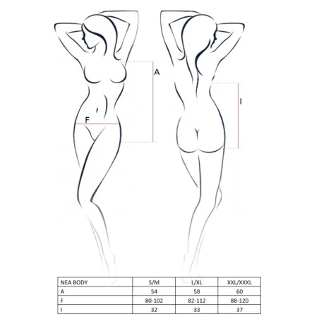 Schwarzer Body Nea von Passion