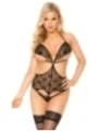 Schwarzer Body Ouvert 1887 von Softline Erotic Collection