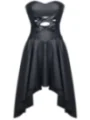 Schwarzes Kleid De438 von Demoniq Hard Candy Collection