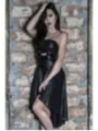 Schwarzes Kleid De438 von Demoniq Hard Candy Collection