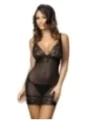 Schwarzes Chemise D-322 von Excellent Beauty