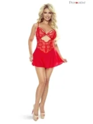 Rotes Instants Lovers Babydoll von Provocative