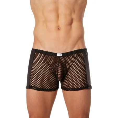 Schwarze Herren Boxer Short 911-67 von Look Me