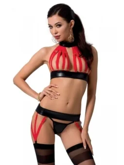 Schwarzes Set Pa595888 von Passion Devil Collection