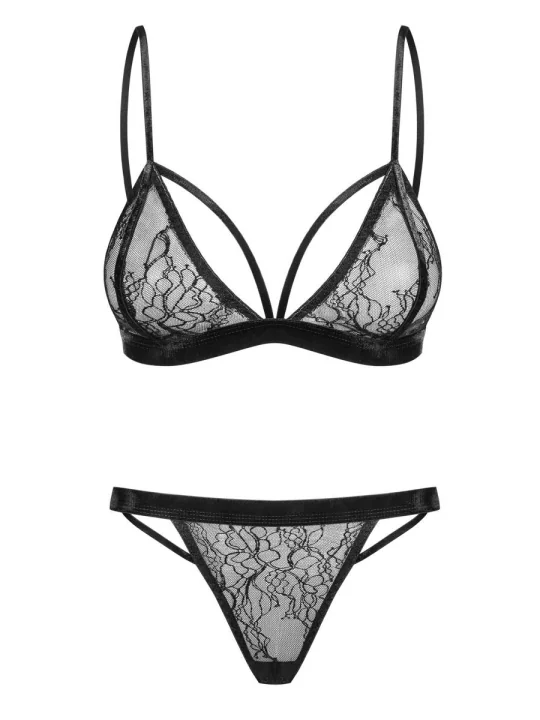 Set Aus Bralette Spitze und String 060718 von Petite Noir