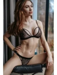 Set aus Bralette Spitze und String 060718 By Petite Noir