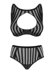 Set Aus High Neck Bügel-Bh und Panty 121418 von Petite Noir