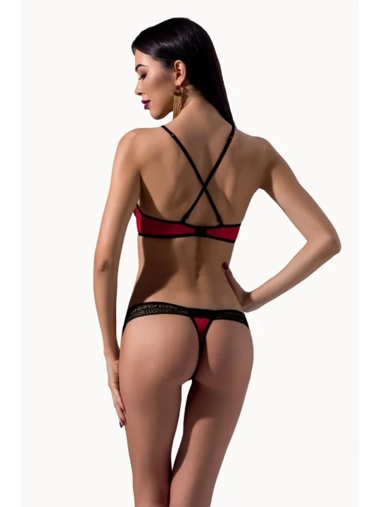 Schwarz/Roter Scarlet Bikini von Passion Devil Collection