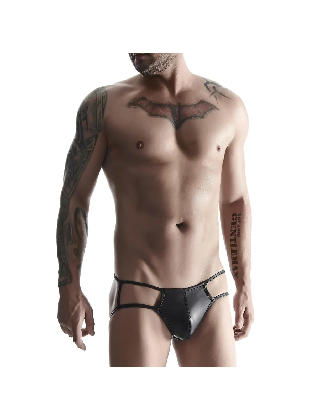 Jock Slip Bri001 Schwarz von Regnes Fetish Planet