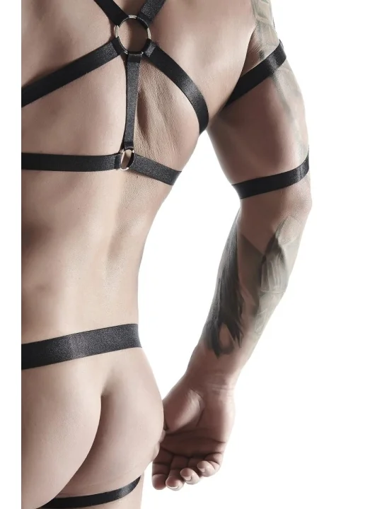 Harness Set010 Schwarz von Regnes Fetish Planet