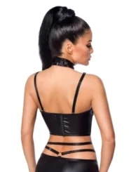 Harness-Wetlook-Set mit Rock 18263 von Saresia