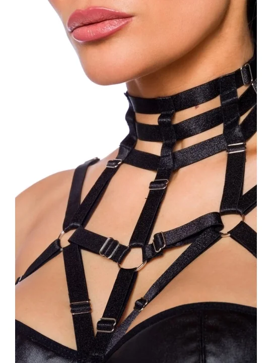 Harness-Wetlook-Set mit Rock 18263 von Saresia