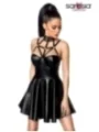 Harness-Wetlook-Minikleid 18266 von Saresia