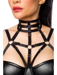 Harness-Wetlook-Minikleid 18266 von Saresia